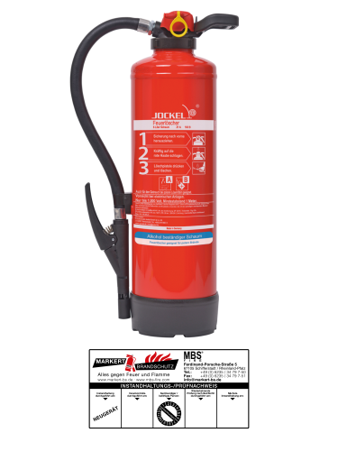 Jockel Schaum Feuerlöscher für polare Brände S6JX AR - alkoholbeständig -